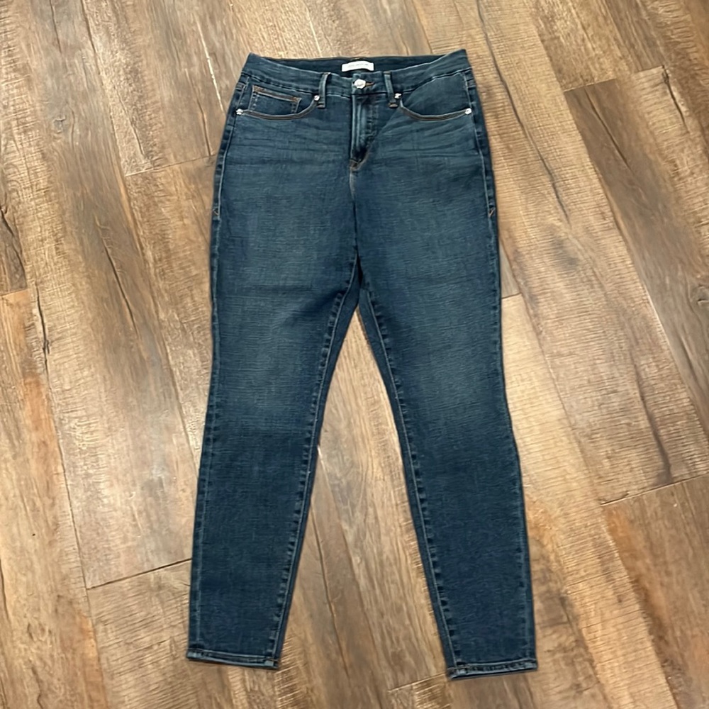 Good American Good Legs Crop 12 NWOT